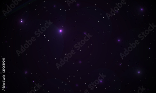 Abstract purple background of a galaxy