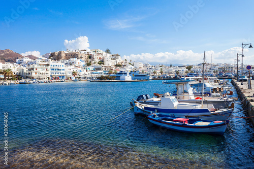 Port in Naxos, Greece