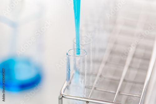 Analysis starch for study Chemical composition in laboratory.