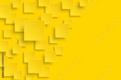 Vector yellow modern abstract background.