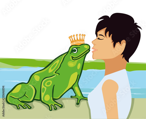 Küss den Froschkönig illustration
