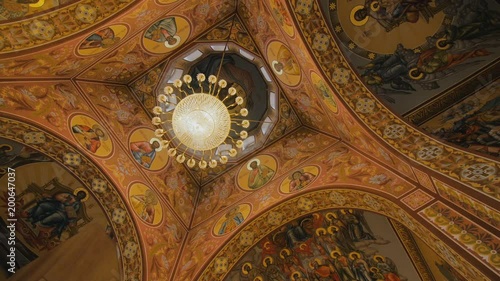 Big Chandelier in Russian Orthodox Church