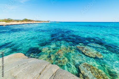 Turquoise water in Sant'Elmo beach