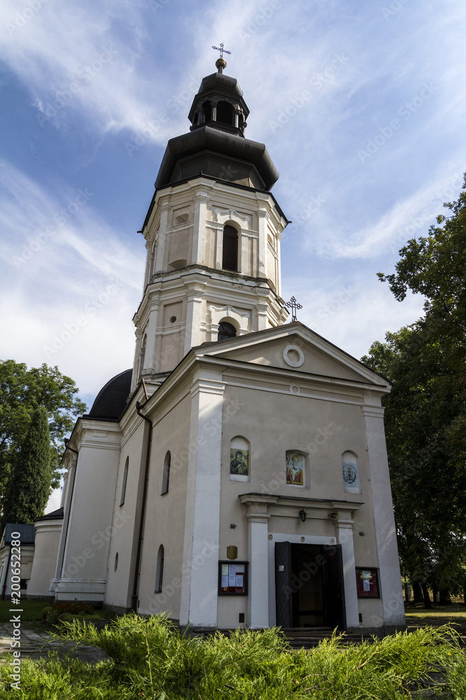 Zamosc - Renaissance city in Central Europe. Church of St. Nicholas.