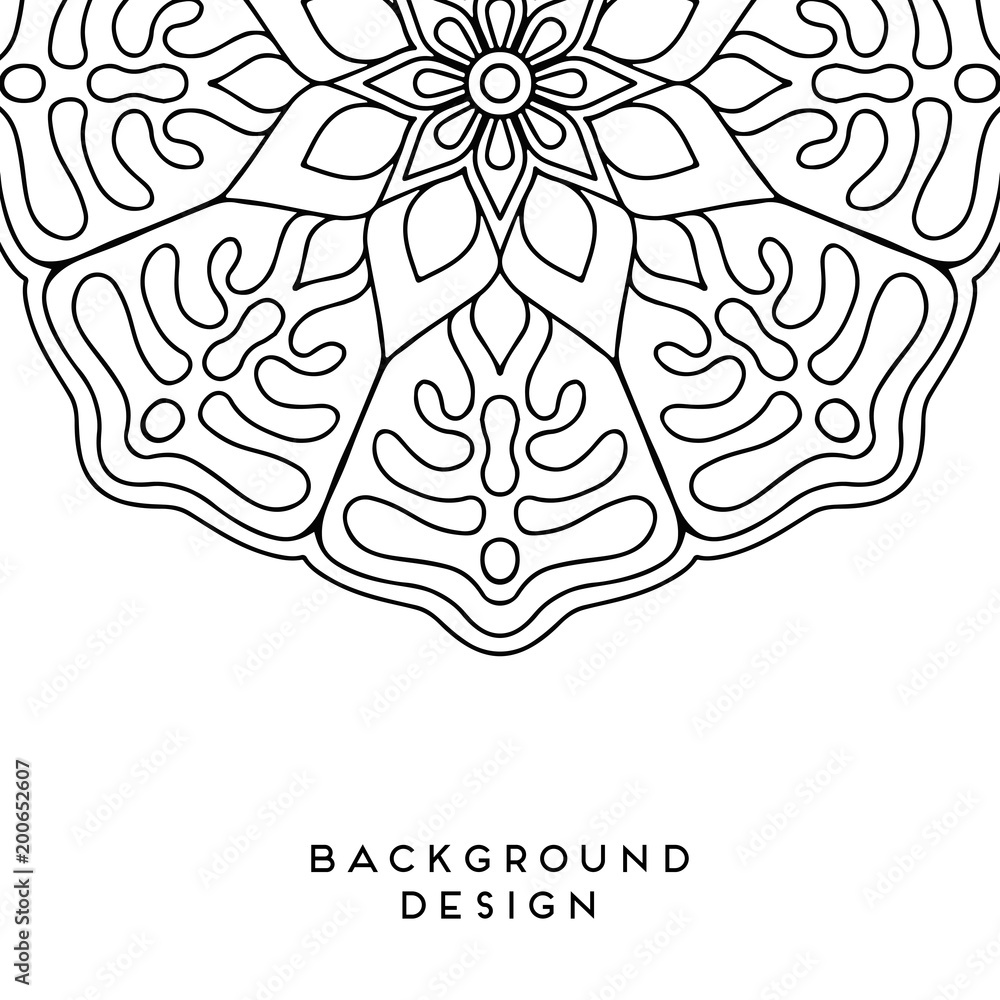 Obraz premium Vector mandala background