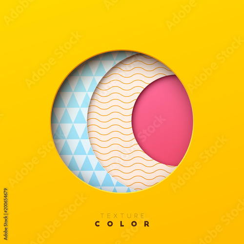 Colorful abstract geometric vector background
