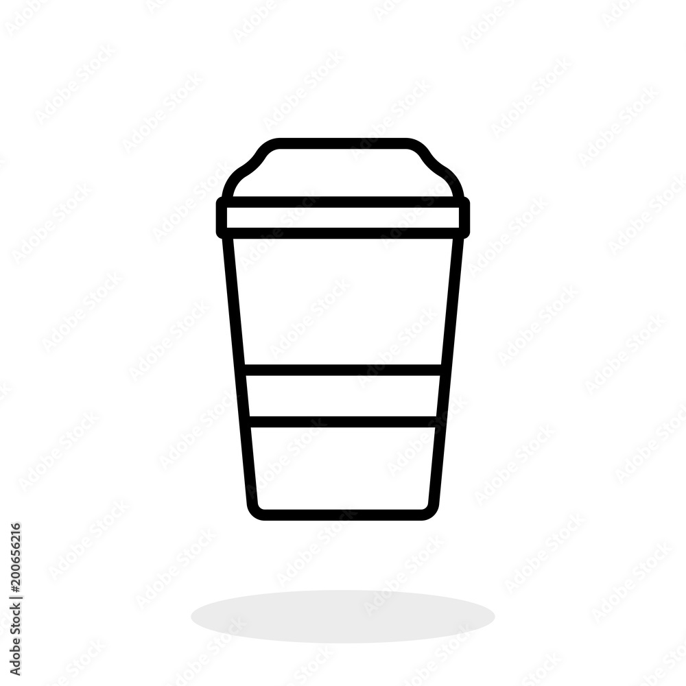 Coffee cup icon, drink symbol, vector illustration flat design graphic Coffee cup icon, drink symbol, vector illustration flat design graphic