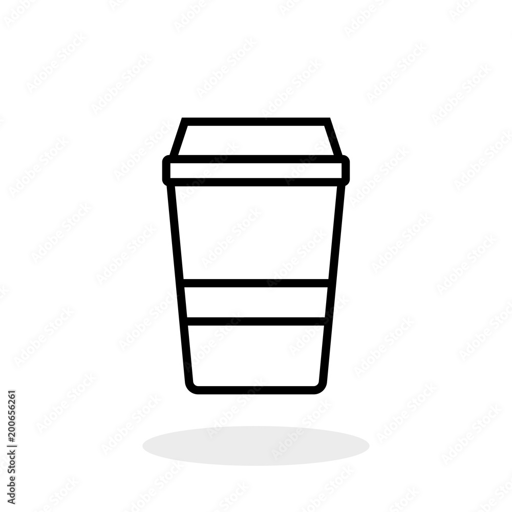 Coffee cup icon, drink symbol, vector illustration flat design graphic Coffee cup icon, drink symbol, vector illustration flat design graphic