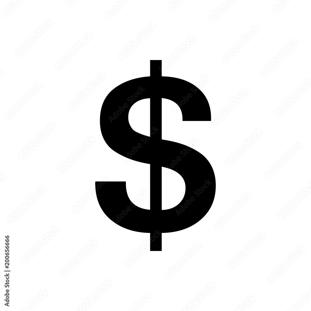 Dollar icon, money symbol, vector illustration flat design graphic Dollar icon, money symbol, vector illustration flat design graphic