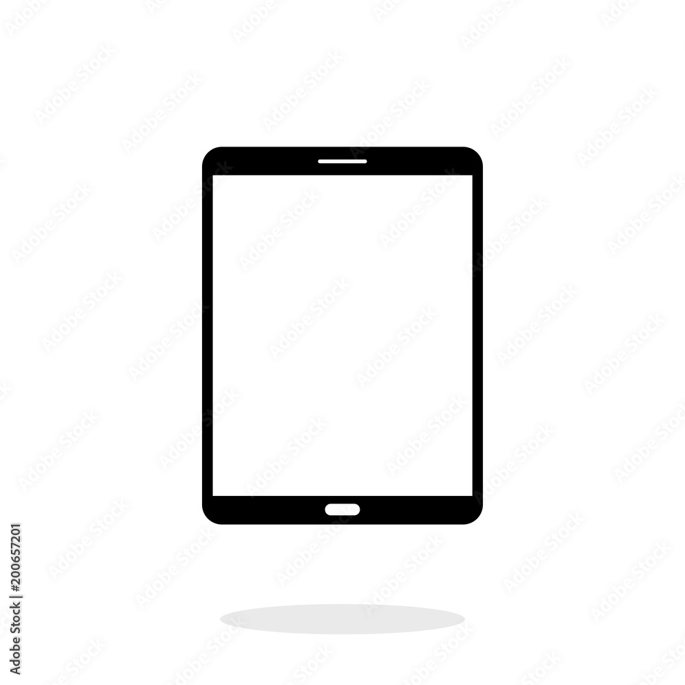 Tablet icon, vector illustration technology flat design graphic Tablet icon, vector illustration technology flat design graphic