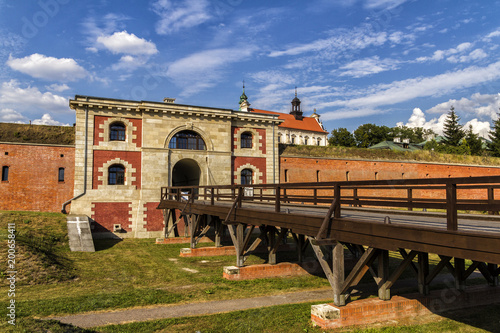 Zamosc - Renaissance city in Central Europe. The Szczebrzeska Gate of fortifications in Zamosc. photo