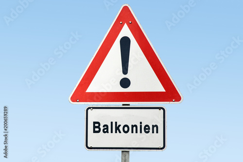 Schild 327 - Balkonien