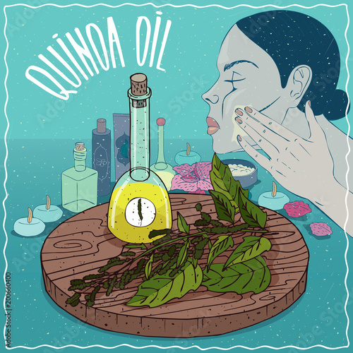 Quinoa oil used for skin care