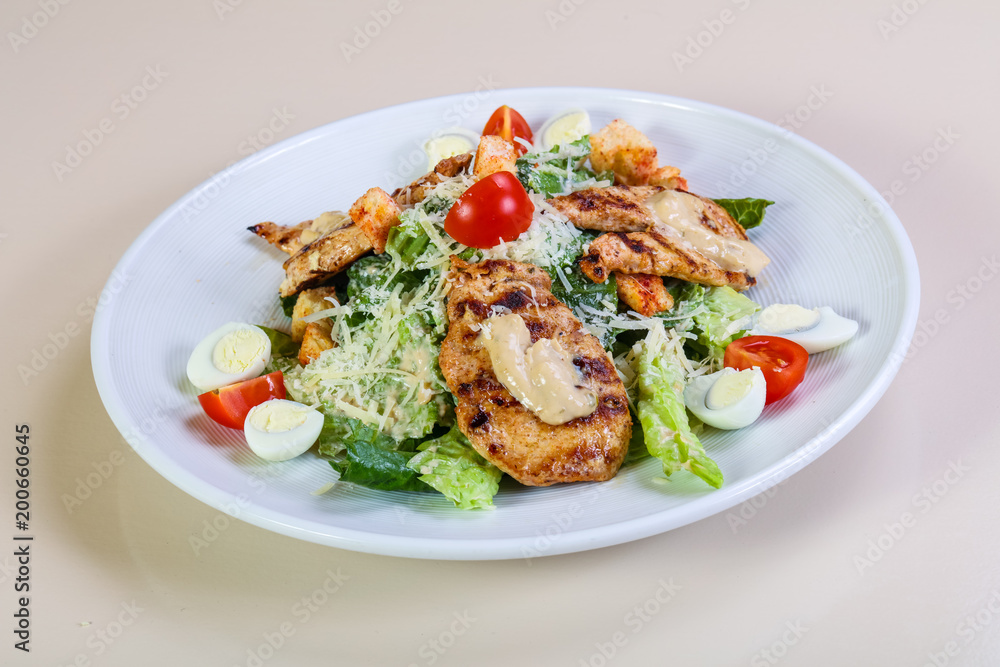 Caesar salad with chicken Caesar salad with chicken