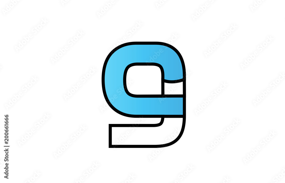 black blue alphabet letter g logo company icon design black blue alphabet letter g logo company icon design