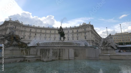 Fontana Delle Naiadi in Rome photo