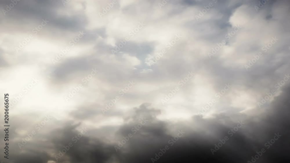 Time lapse storm clouds travel across a dark sky (Loop). Time lapse storm clouds travel across a dark sky (Loop).