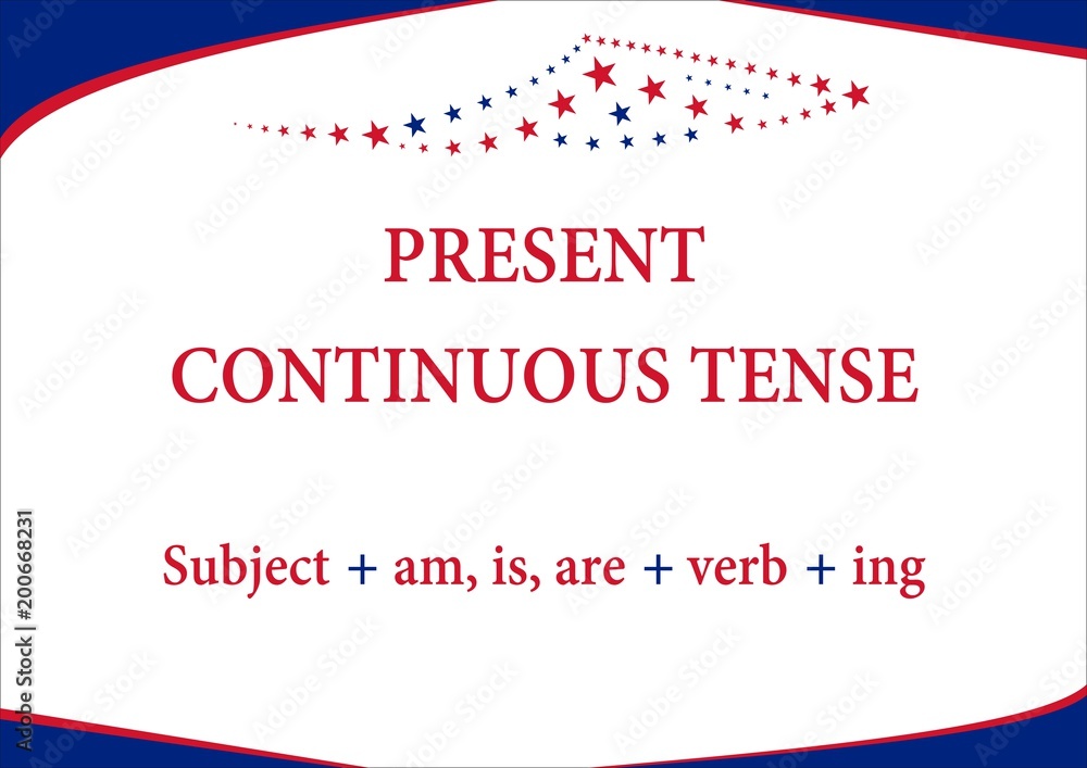 present continuous tense present continuous tense