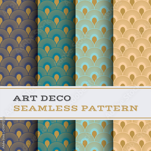 Art Deco seamless pattern 45
