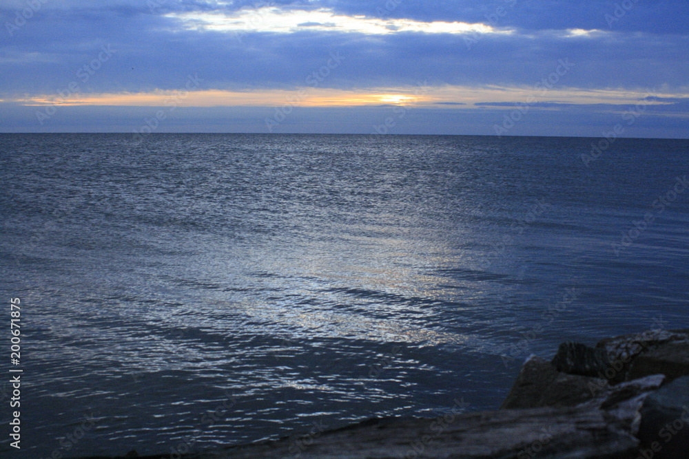 Fototapeta premium Point Lookout, Maryland at Sunrise