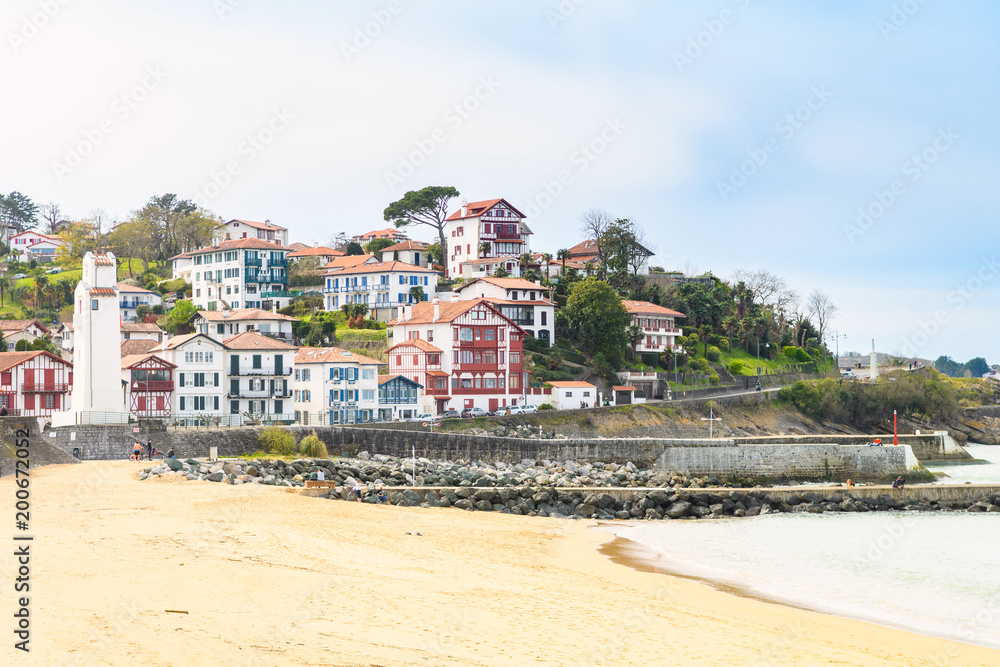 beautiful town of saint jean de Luz, France