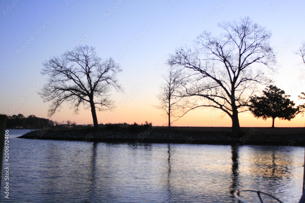 Point Lookout, Maryland at Sunrise