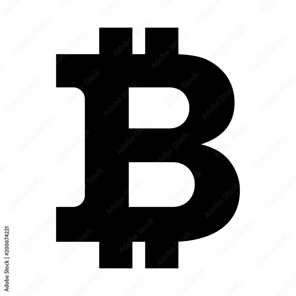 Sign of bitcoin. Farm for the production of crypto currency, mining. Virtual money. Flat vector cartoon illustration. Objects isolated on white background. Sign of bitcoin. Farm for the production of crypto currency, mining. Virtual money. Flat vector cartoon illustration. Objects isolated on white background.