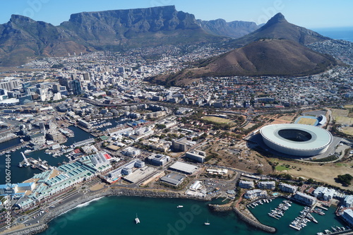 View over Cape Town, South Africa photo