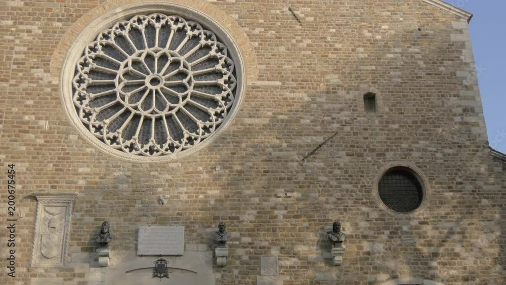 San Giusto Martire Cathedral's rose window San Giusto Martire Cathedral's rose window