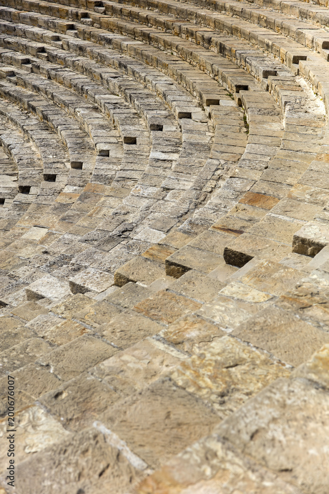 Ancient Curium amphitheatre in Kourion, Cyprus Ancient Curium amphitheatre in Kourion, Cyprus