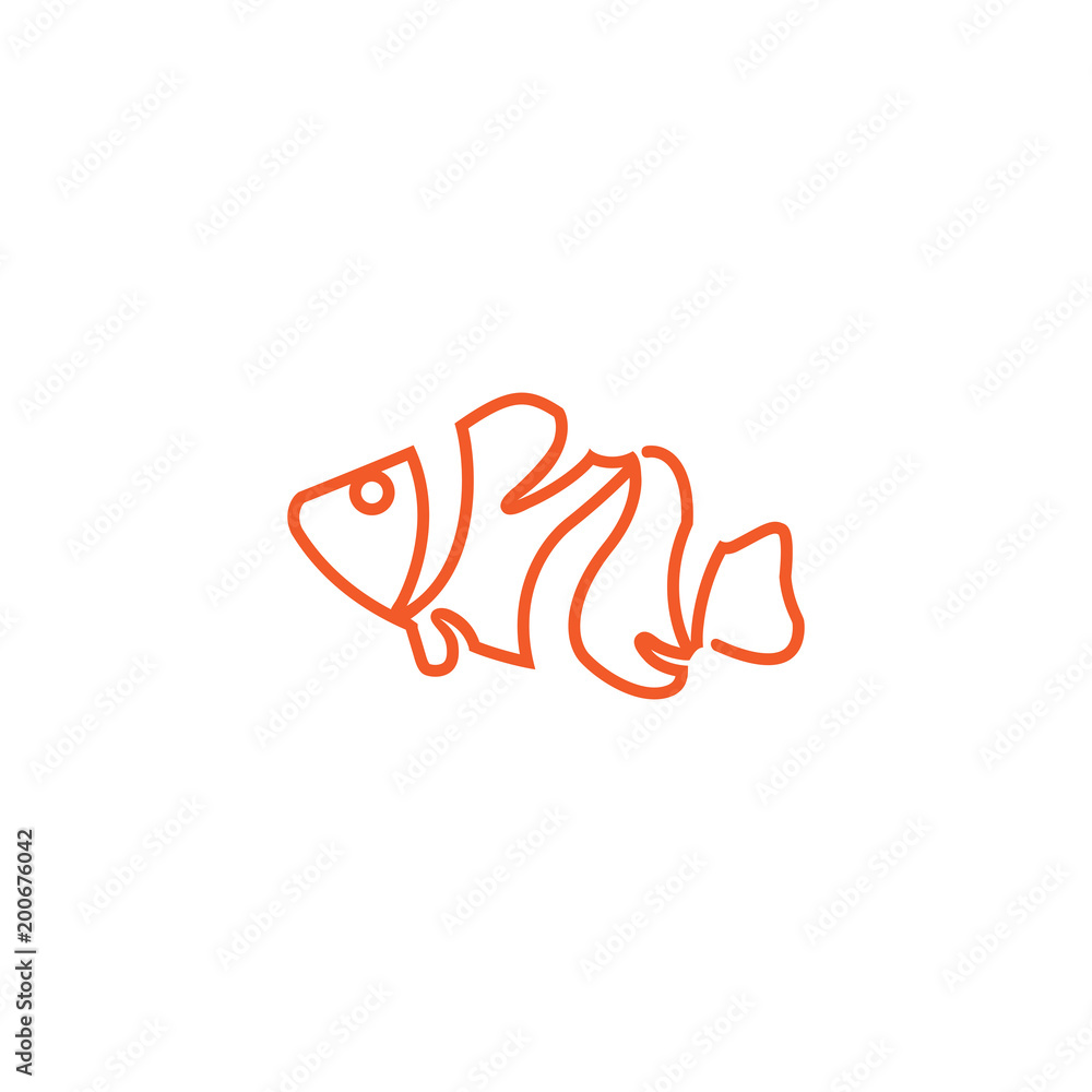 clownfish logo clownfish logo