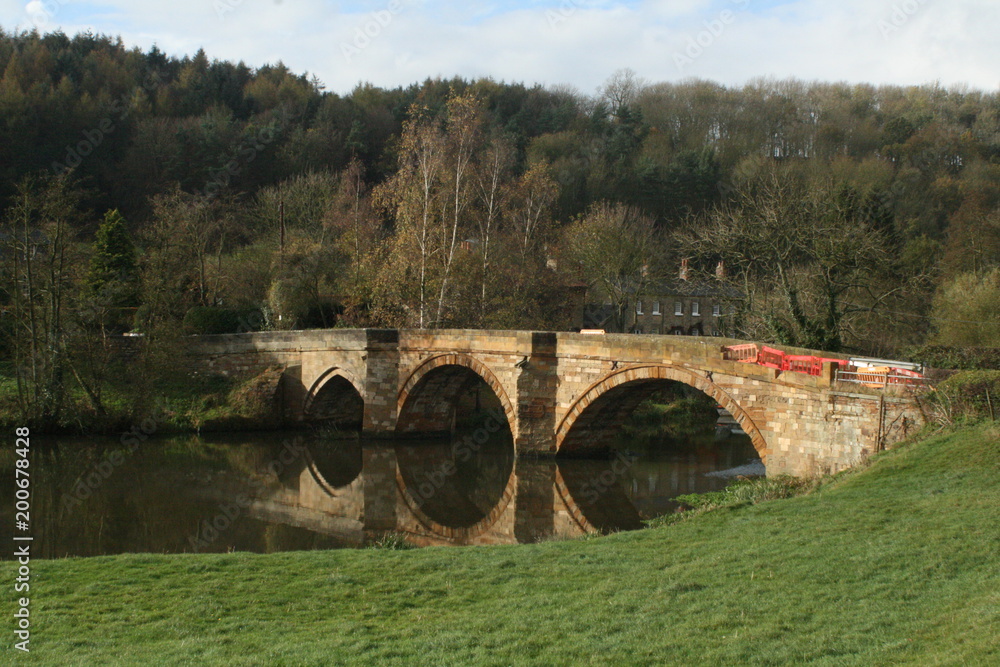 Fototapeta premium Bridge near Wharram Percy, England