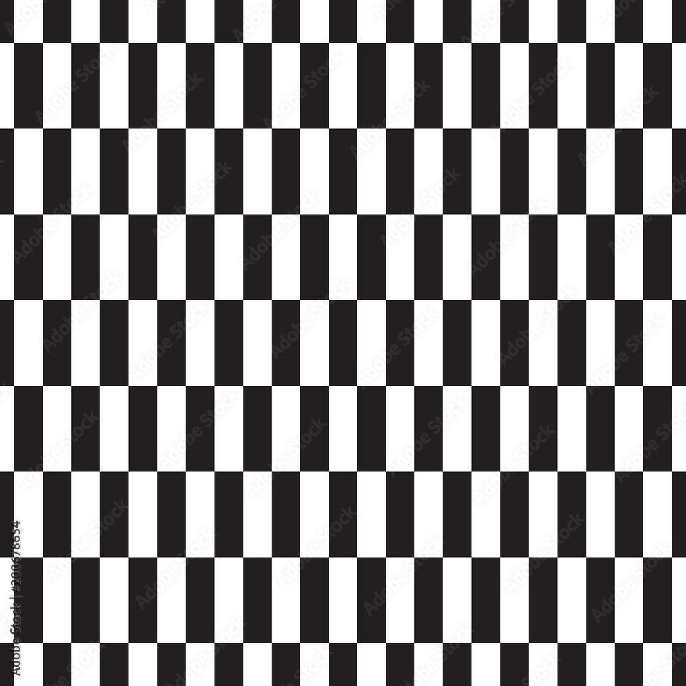 Seamless stretched rectangular check pattern background