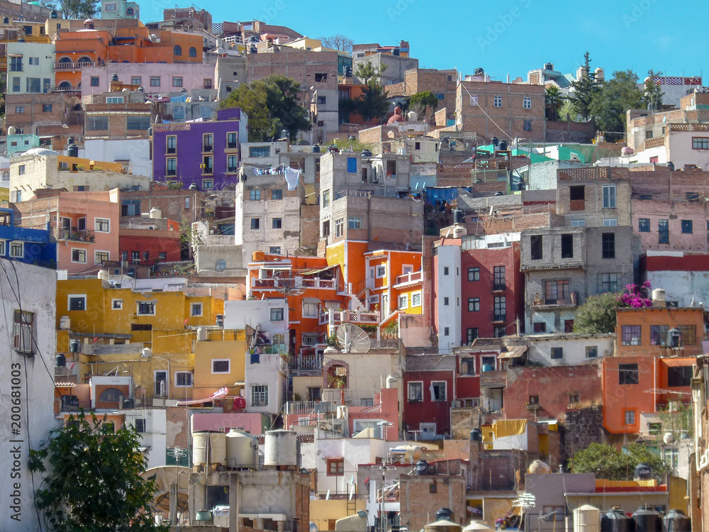 Casas de colores en Mexico 