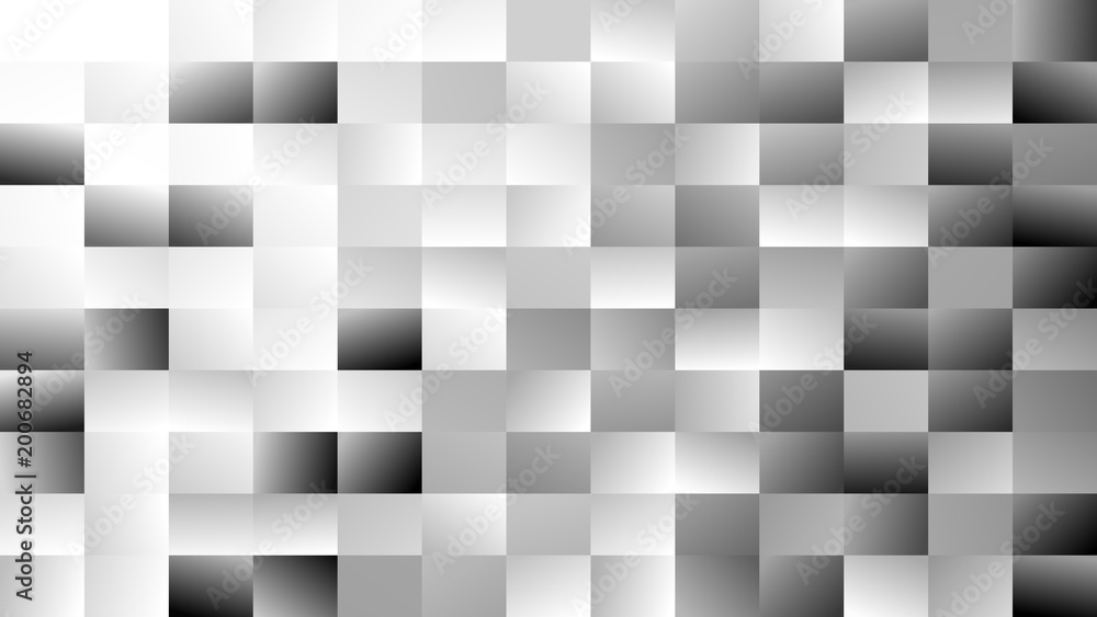 Abstract geometrical rectangle background - gradient vector mosaic graphic design from grey rectangles Abstract geometrical rectangle background - gradient vector mosaic graphic design from grey rectangles