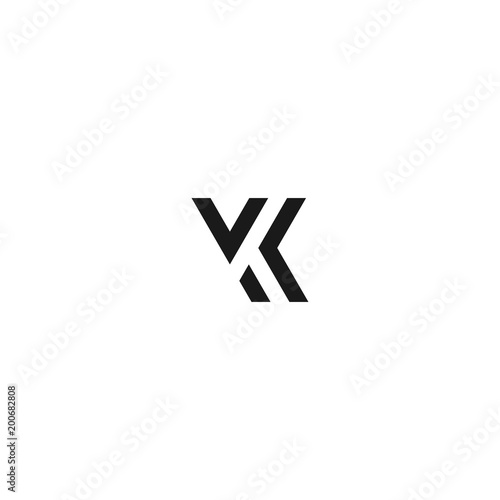 YK or KY logo icon