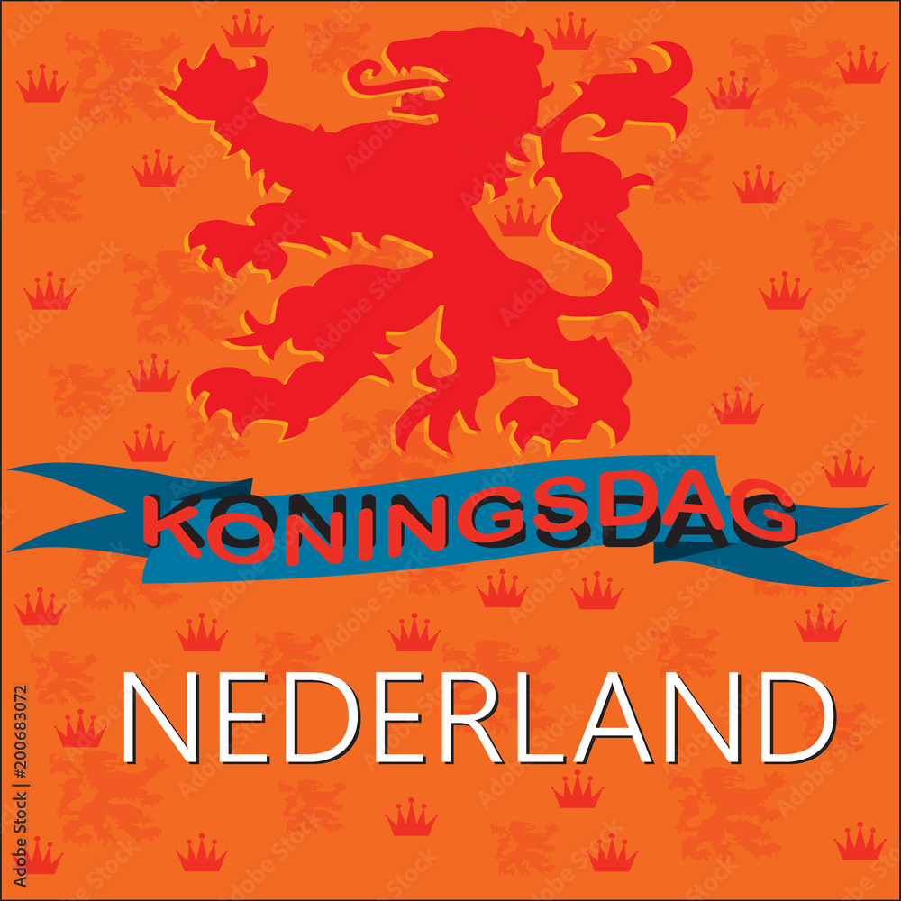 Koningsdag kingsday nederland