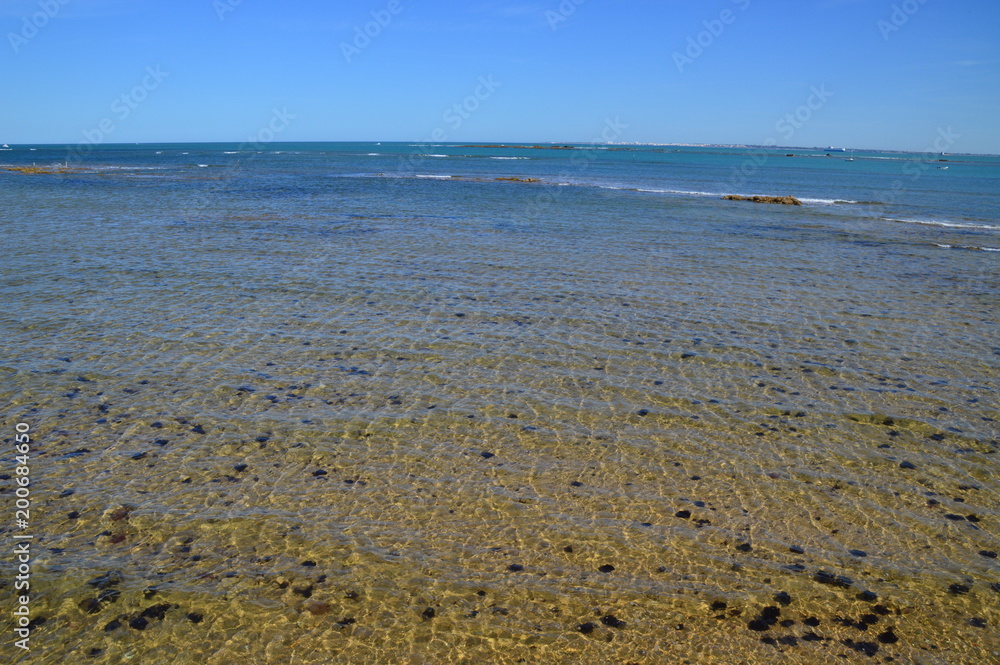 Playa de La caleta, Cádiz Stock Photo | Adobe Stock
