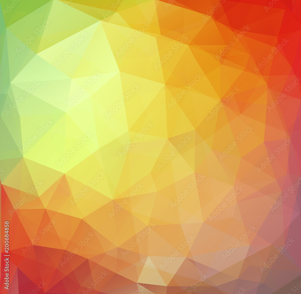 Fototapeta premium Fresh color Yellow triangle background