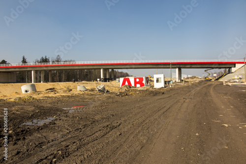 construction of the A1 motorway in Poland