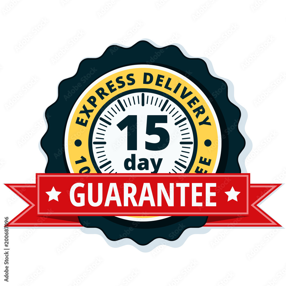 15 Day Express Delivery illustration 15 Day Express Delivery illustration