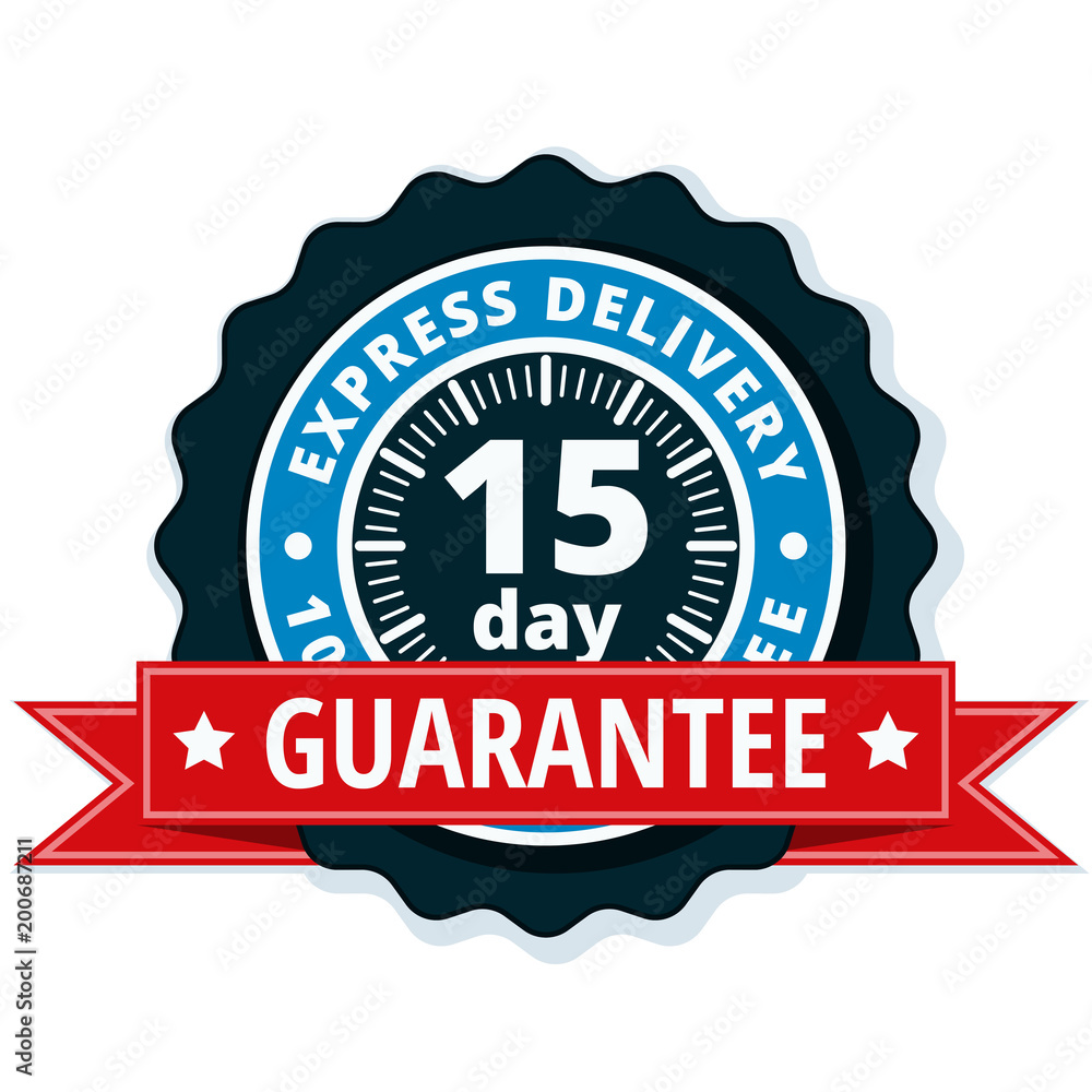 15 Day Express Delivery illustration 15 Day Express Delivery illustration
