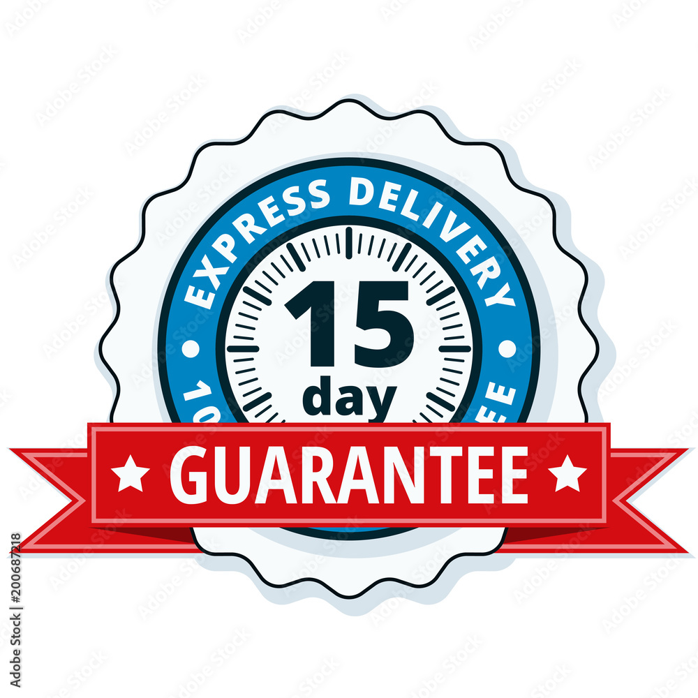 15 Day Express Delivery illustration 15 Day Express Delivery illustration