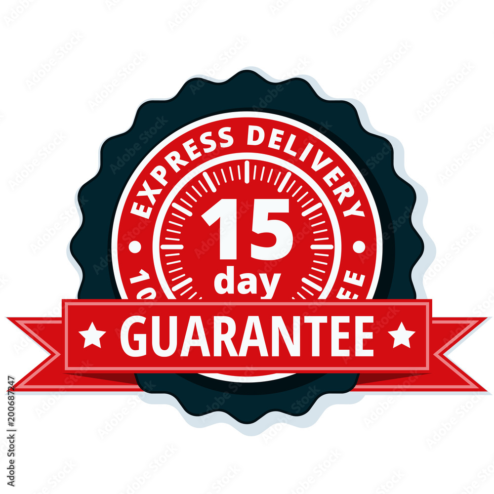 15 Day Express Delivery illustration 15 Day Express Delivery illustration