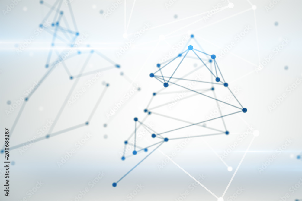 Abstract communication technology network digital background copy space 3d illustration Abstract communication technology network digital background copy space 3d illustration