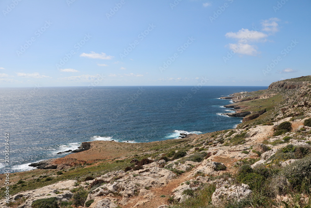Southwest coast of Malta