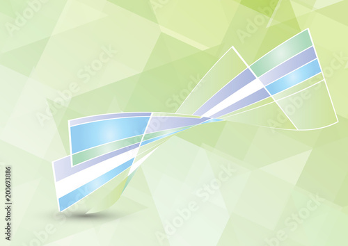 Abstract background with low poly triangular design