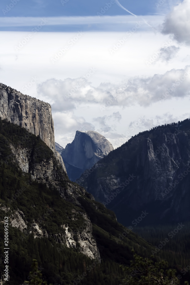 Distant View Of Half Dome Yosemite National Park Distant View Of Half Dome Yosemite National Park