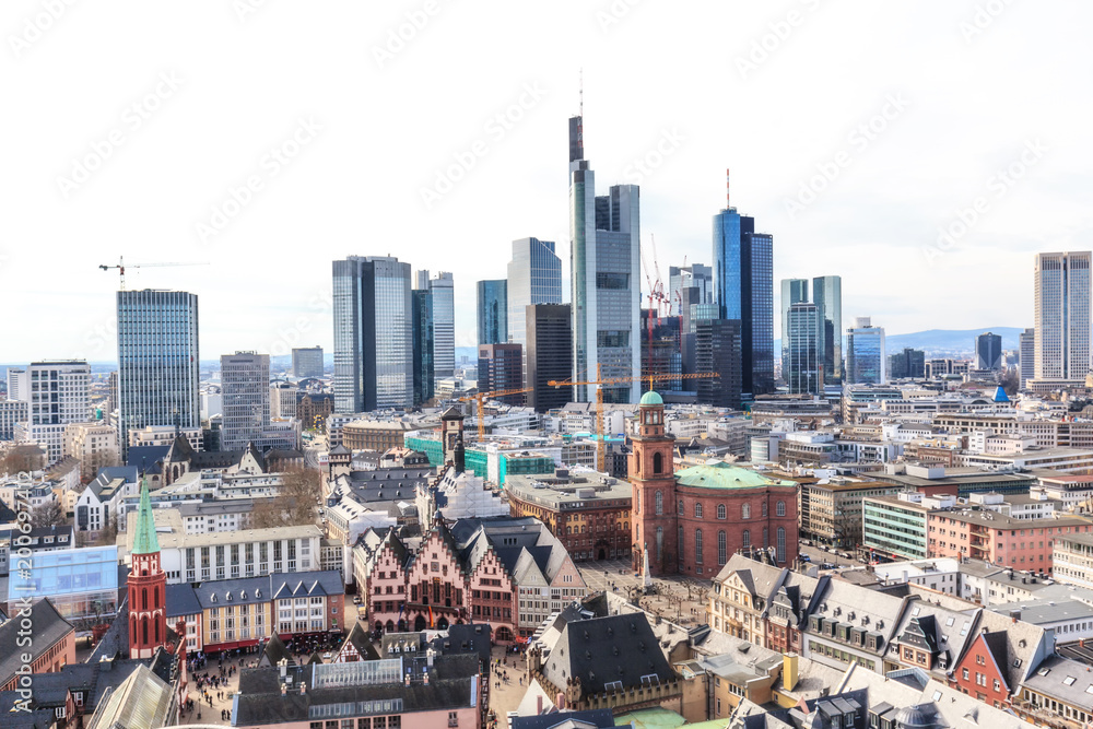 Naklejka premium Skyline freigestellt