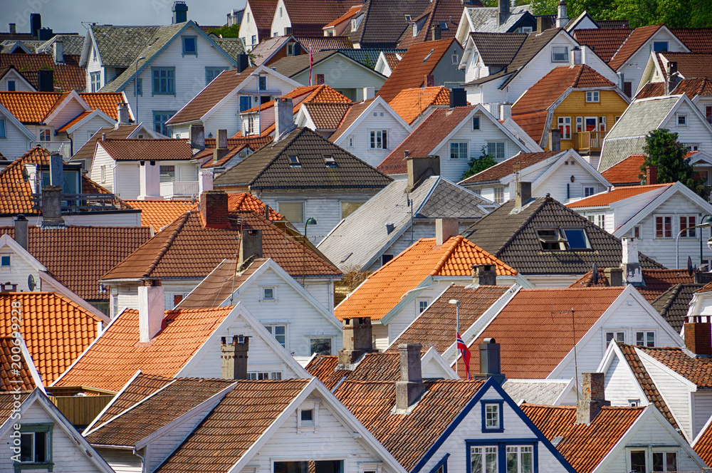 Roof in Stavanger Norway
